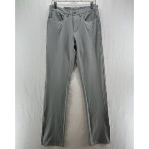 Greg Norman Pants Mens 30 x 34 Ultimate ML75 Luxury 5-Pocket Performance Gray